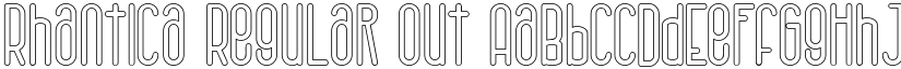Rhantica Regular Out font
