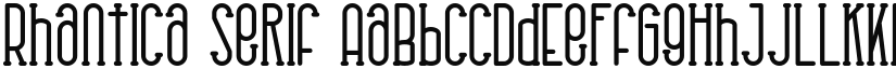 Rhantica Serif font