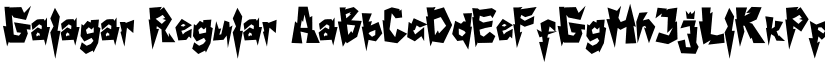 Galagar Regular font