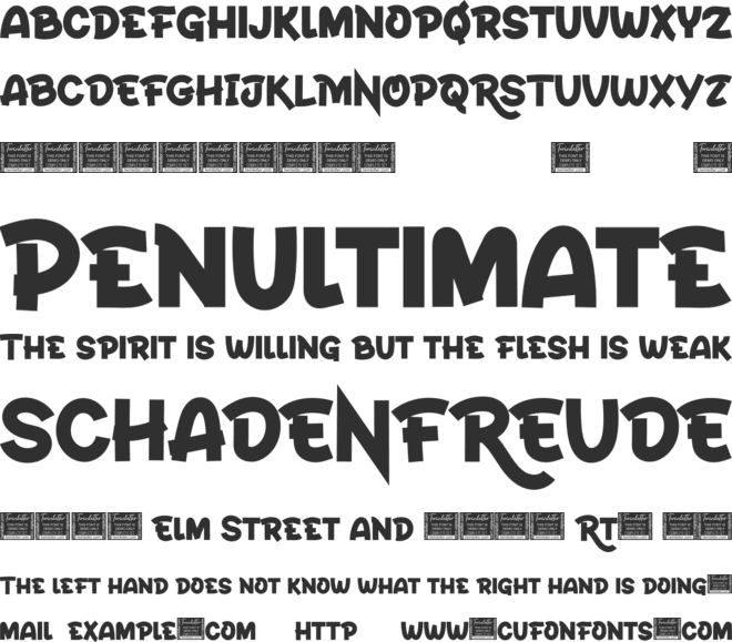 ROLAM font preview