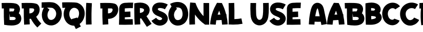 BROQI font download