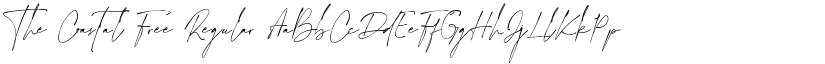The Coastal Free Regular font