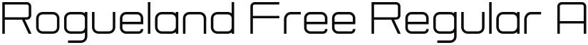 Rogueland Free font download