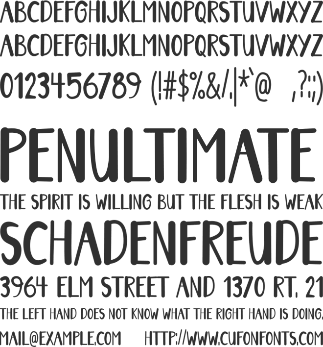 Hello Christmas font preview