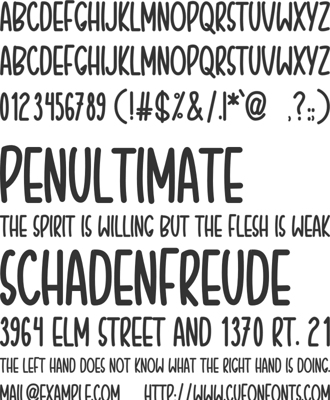 Christmas Farmhouse font preview