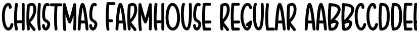 Christmas Farmhouse Regular font