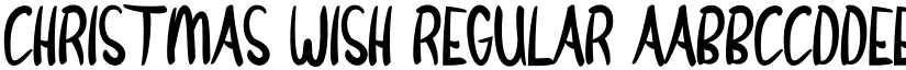 Christmas Wish font download