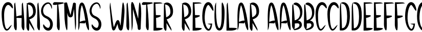 Christmas Winter Regular font