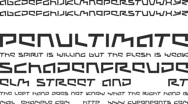 Augmented font preview
