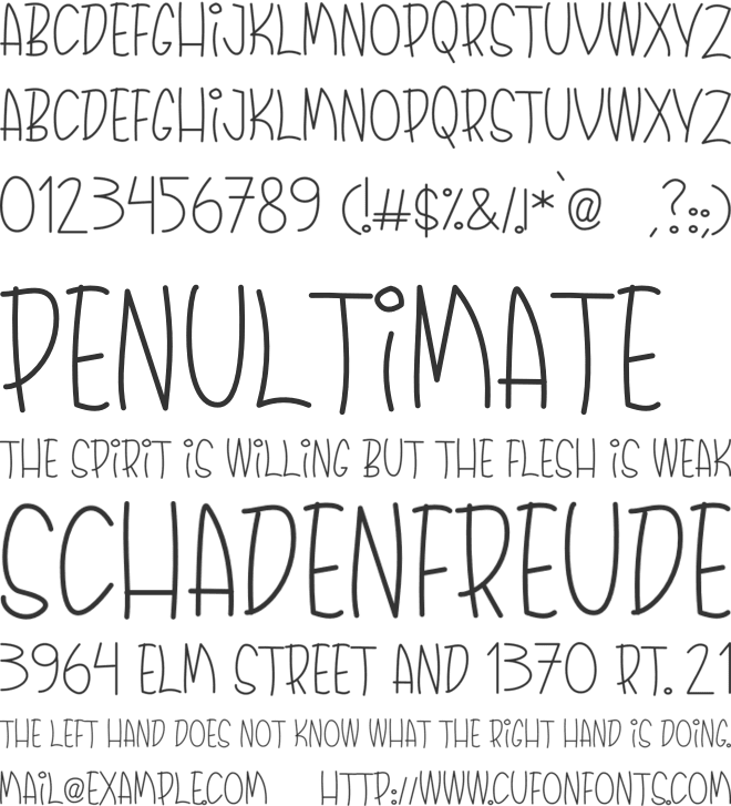 Christmas Santaclaus font preview