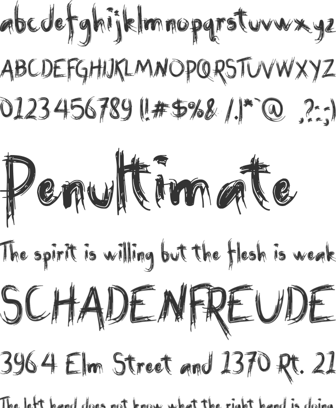 ASTRAL 101 font preview