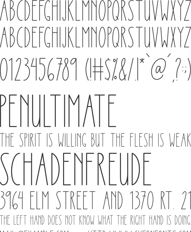 Winter Princess font preview