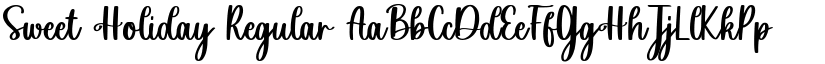 Sweet Holiday Regular font