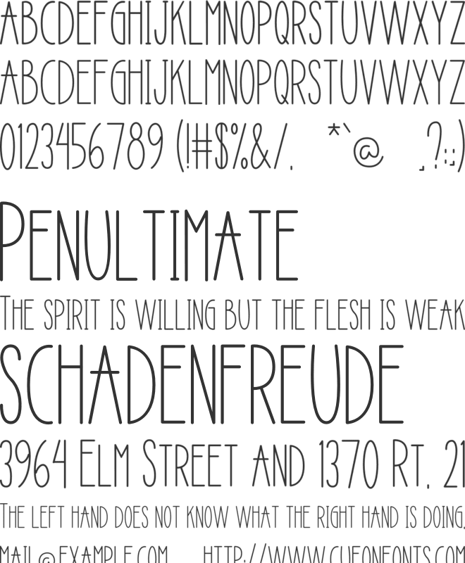 Lomanos font preview