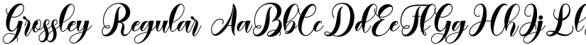 Grossley Regular font