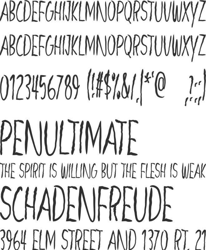 Christmas Magic font preview