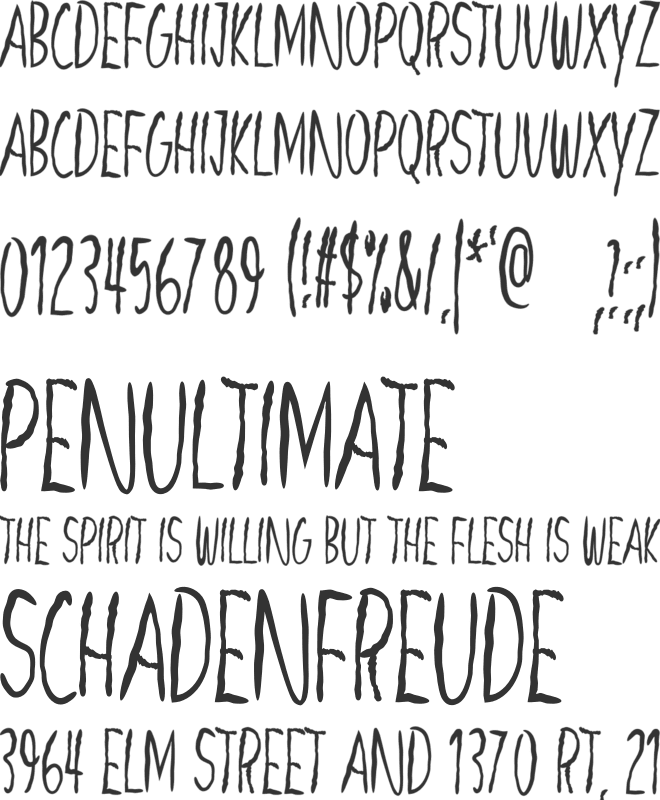 Christmas Magic font preview