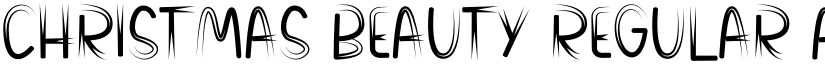 Christmas Beauty Regular font