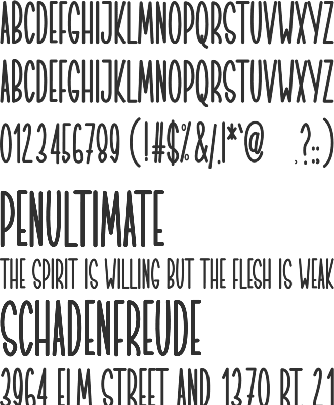 Christmas Gift font preview