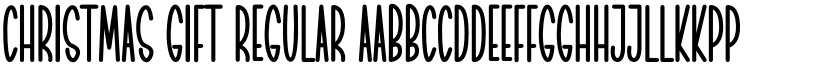 Christmas Gift Regular font