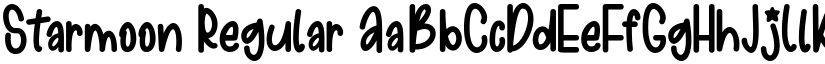 Starmoon Regular font