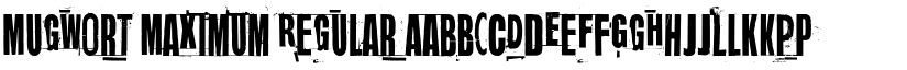 Mugwort Maximum font download