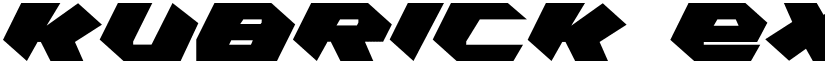 Kubrick Extra-Condensed font