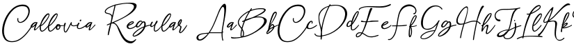 Callovia Regular font