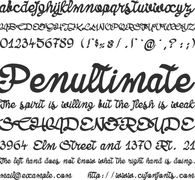 Livie_PersonalUseOnly font preview