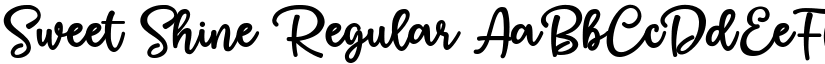 Sweet Shine Regular font