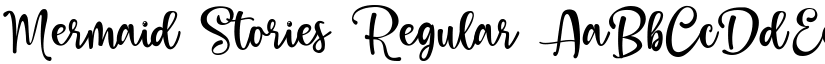 Mermaid Stories Regular font