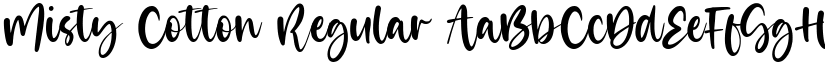 Misty Cotton Regular font