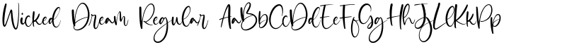Wicked Dream Regular font
