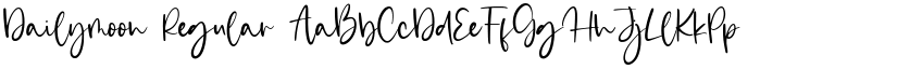 Dailymoon Regular font