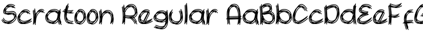 Scratoon Regular font