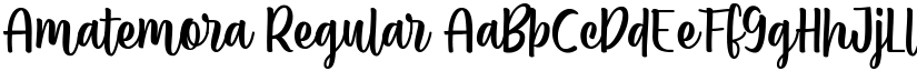Amatemora Regular font