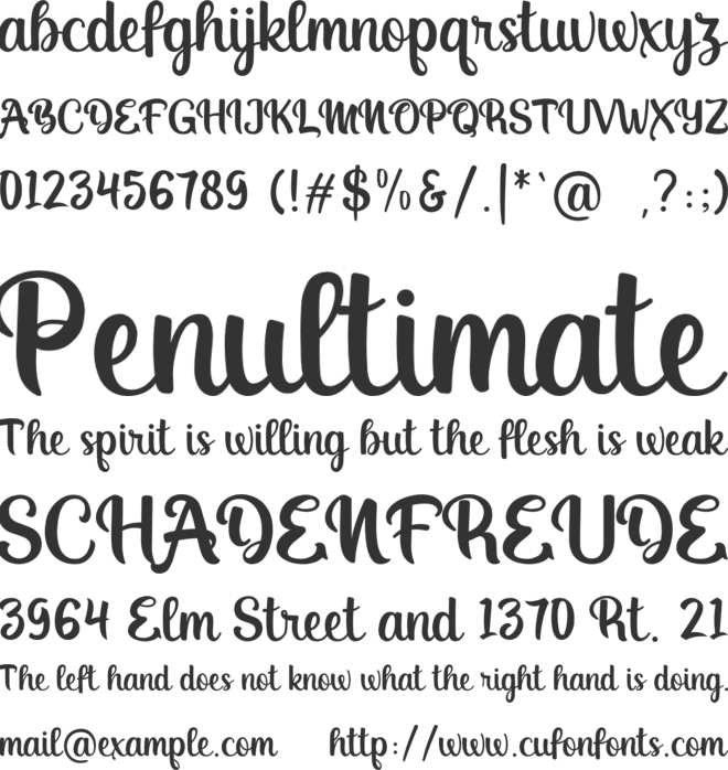 Ahoyaha font preview