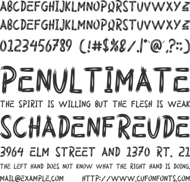 HALLOQUEEN font preview