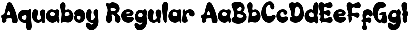 Aquaboy font download