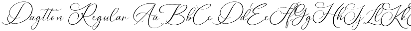 Dagtton Regular font