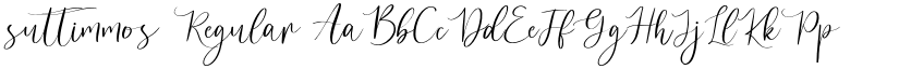 suttimmos Regular font
