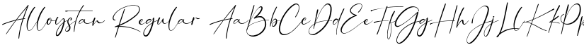 Alloystan Regular font