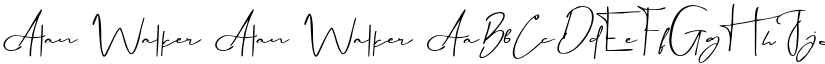Alan Walker Alan Walker font