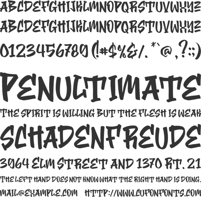 Lodstay font preview