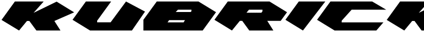 Kubrick font