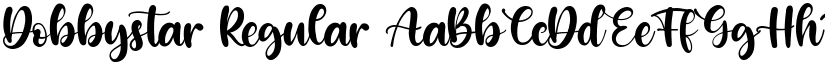 Dobbystar Regular font