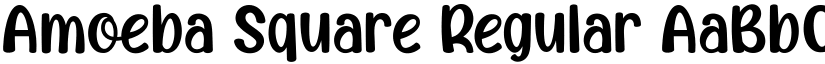 Amoeba Square Regular font