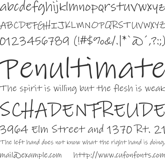 Lind Free font preview