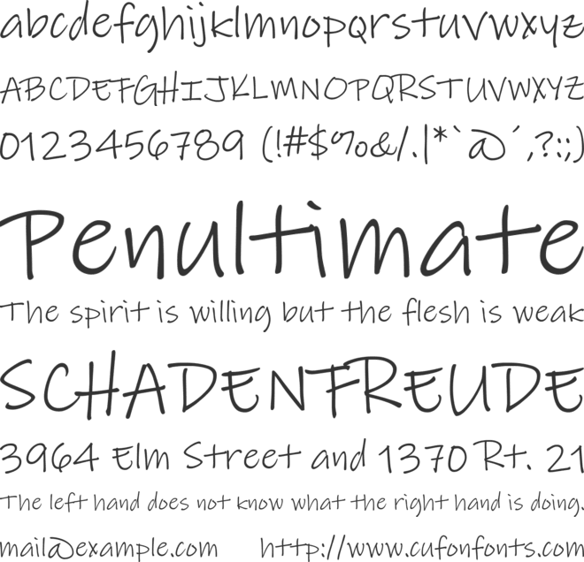 Lind Free font preview