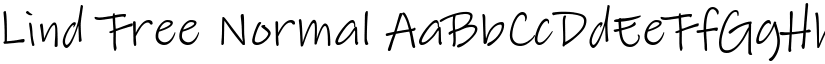 Lind Free Normal font
